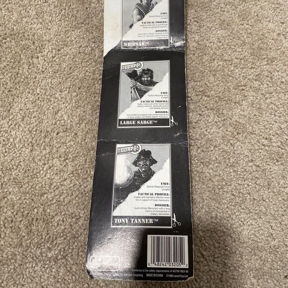 Lanard The Corps 1996 Top Secret Action Figure 3 Pack Sarge Whipsaw Tanner Rare - Picture 9 of 10